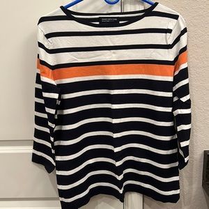 Jones New York Striped Top